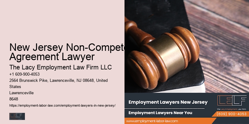New Jersey Non-Compete Agreement Lawyer Workplace Retaliation Attorney