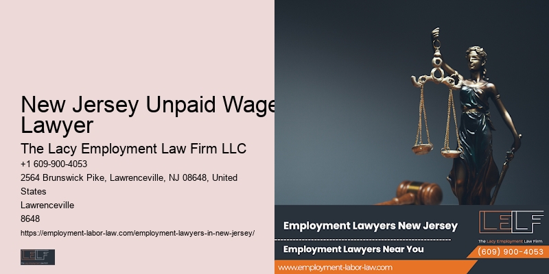 Employment Law Advisor New Jersey Unpaid Wages Lawyer