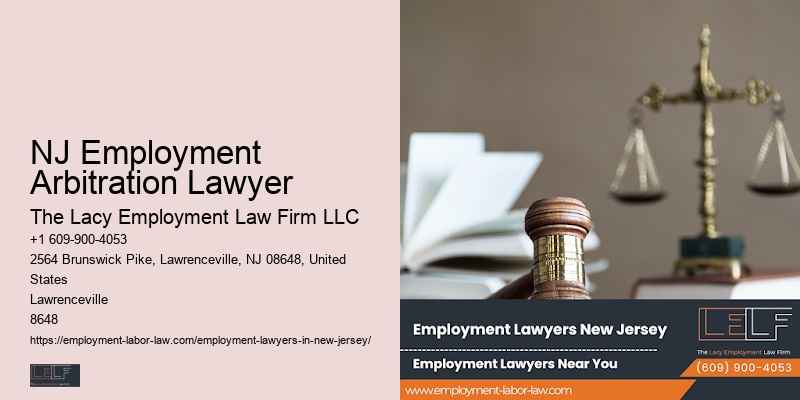 NJ Employment Arbitration Lawyer Employment Law Defense Attorney