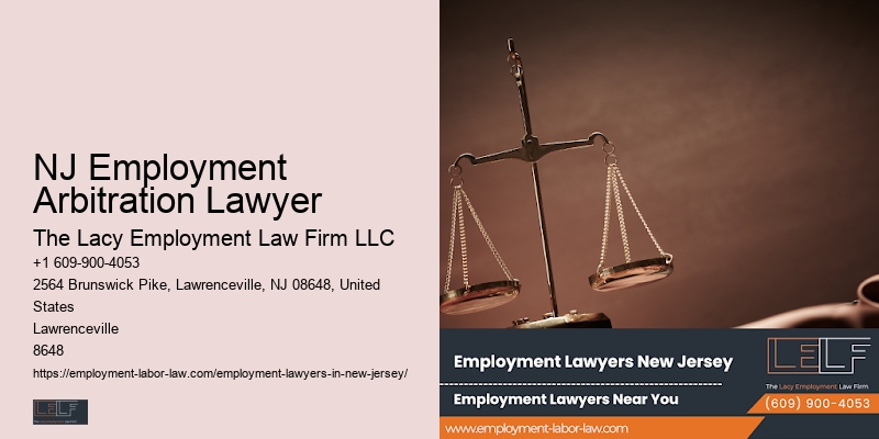 NJ Employment Arbitration Lawyer Employment Law Firm