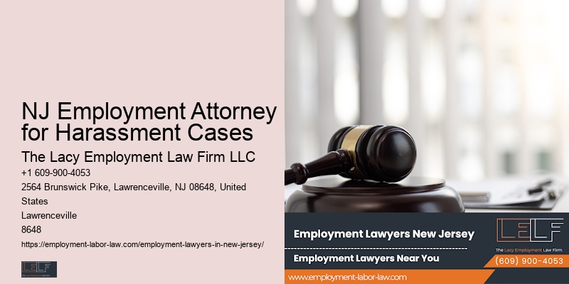 Employment Termination Defense NJ Employment Attorney for Harassment Cases