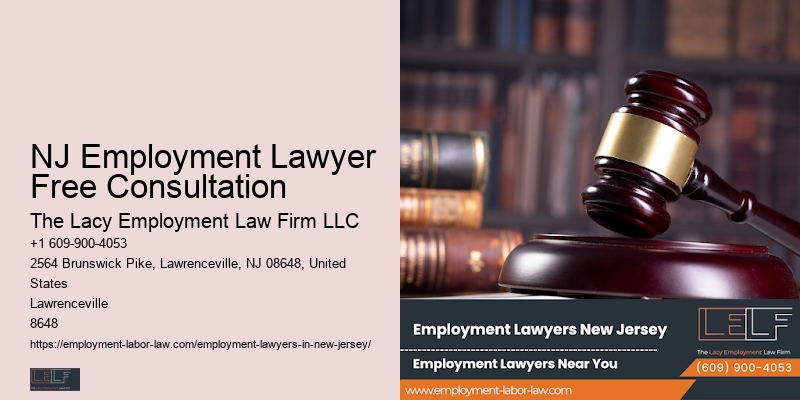 Civil Rights Attorney NJ Employment Lawyer Free Consultation Workplace