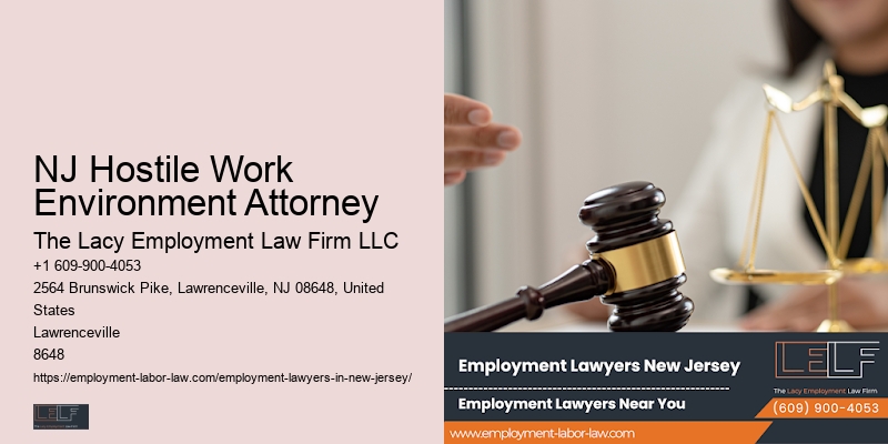 NJ Hostile Work Environment Attorney Employment Law Consultation