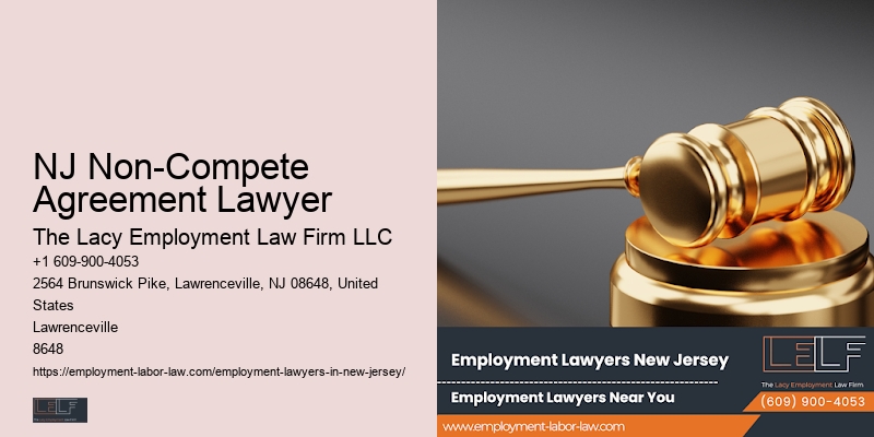 NJ Non-Compete Agreement Lawyer Workplace Justice Lawyer