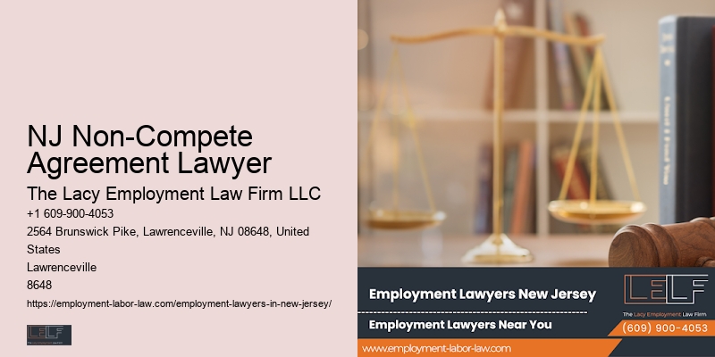 NJ Non-Compete Agreement Lawyer Union Representation Attorney