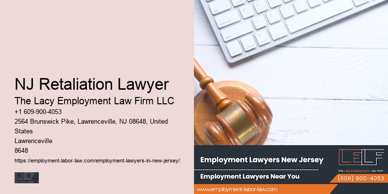 NJ Retaliation Lawyer Job Termination Rights Lawyer