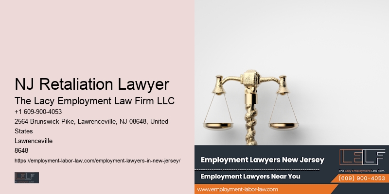 NJ Retaliation Lawyer Workplace Discrimination Lawyer