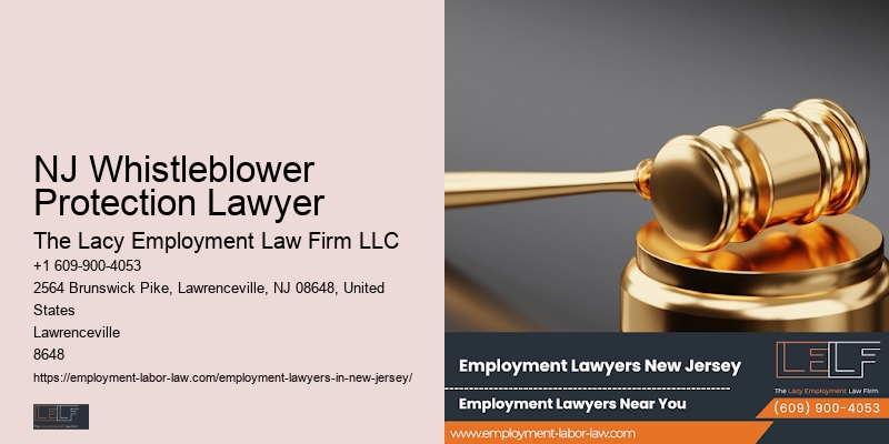 NJ Whistleblower Protection Lawyer Employee Legal Services