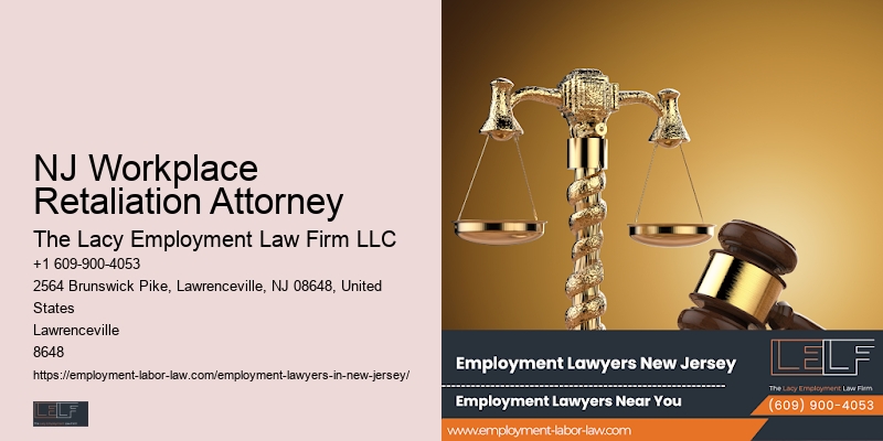 NJ Workplace Retaliation Attorney Employment Law Case Review