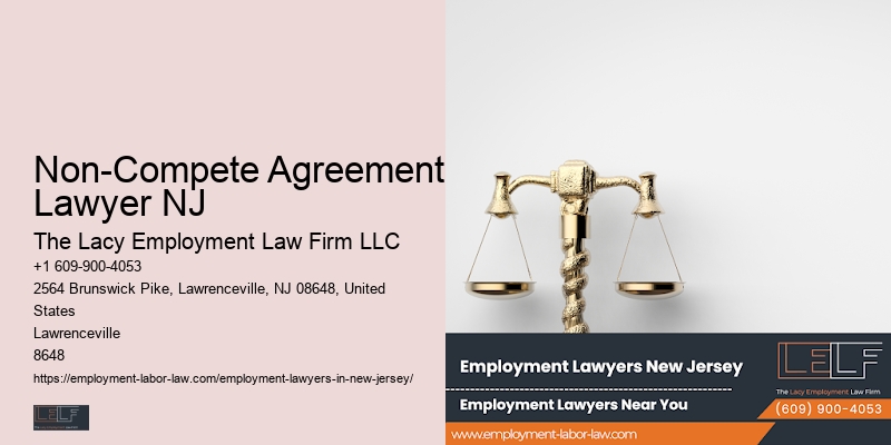 Non-Compete Agreement Lawyer NJ Employment Law Advocate