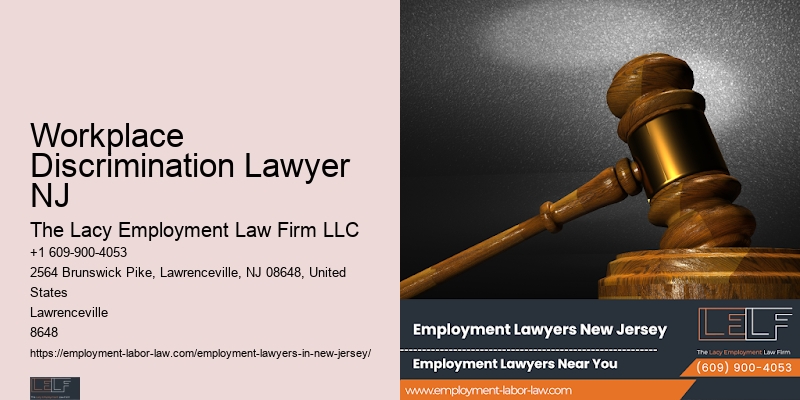 Employment Law Representation Workplace Discrimination Lawyer NJ