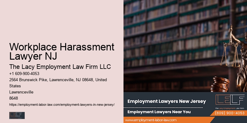 Workplace Harassment Lawyer NJ Wrongful Termination Lawyer