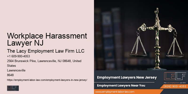 Workplace Harassment Lawyer NJ Wrongful Termination Attorney