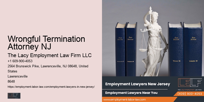Employee Rights Protection Lawyer Wrongful Termination Attorney NJ