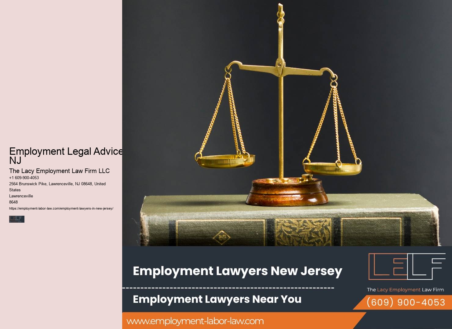 Employment Legal Advice NJ Employment Settlement Lawyer