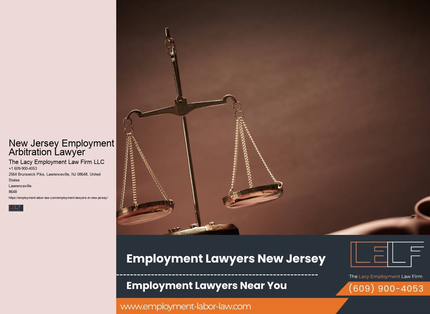 New Jersey Employment Arbitration Lawyer Workplace Rights Counsel