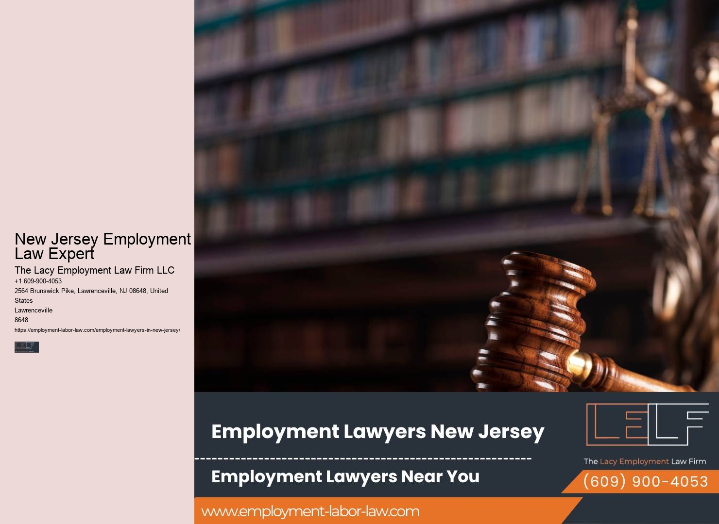 NJ Employment Legal Advice
