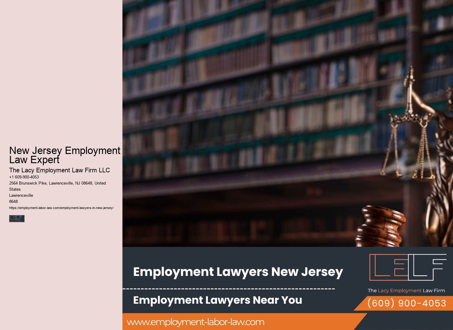 New Jersey Employment Law Expert Workplace Attorney Near Me