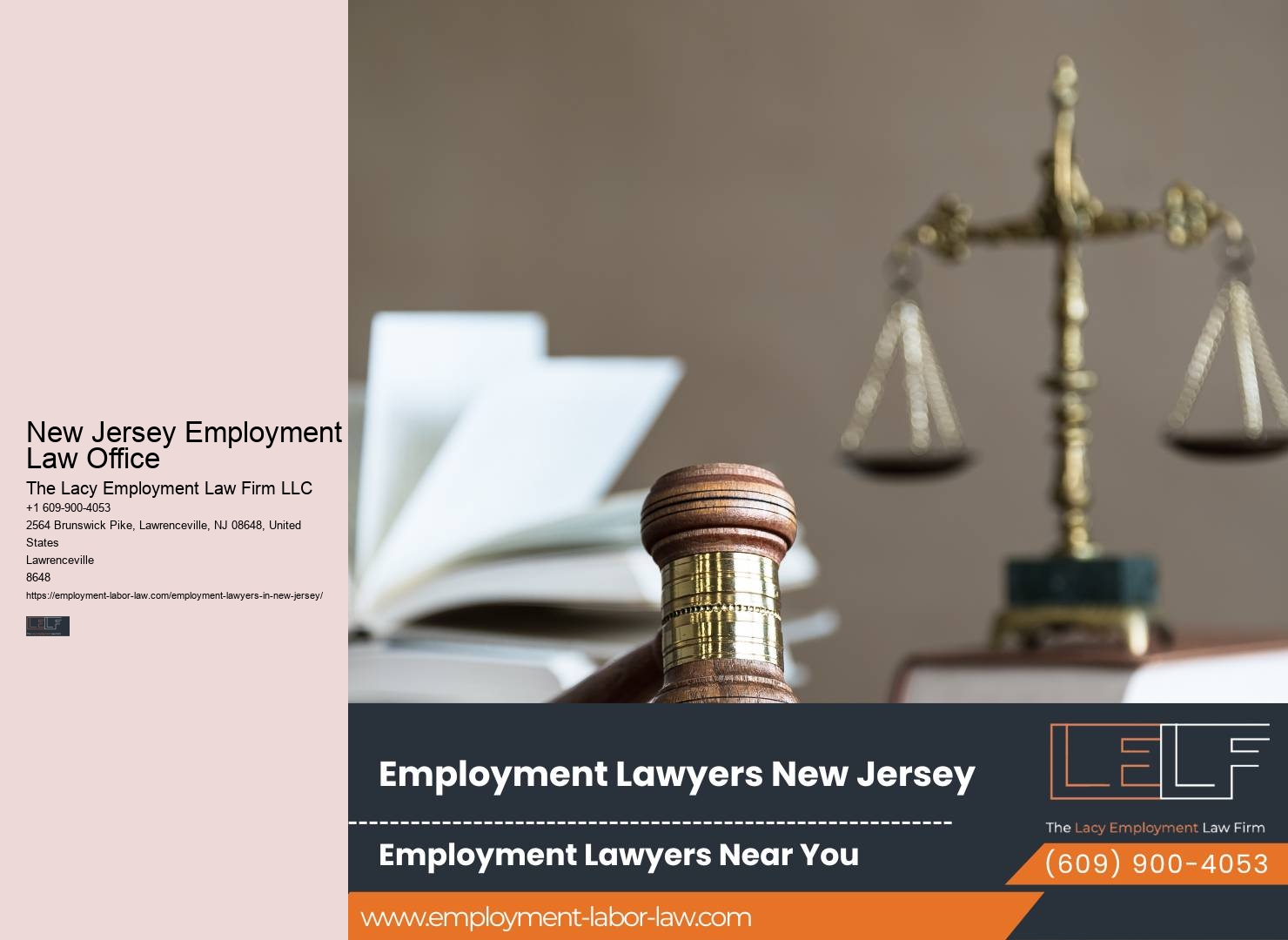 New Jersey Employment Law Office Employment Law Assistance