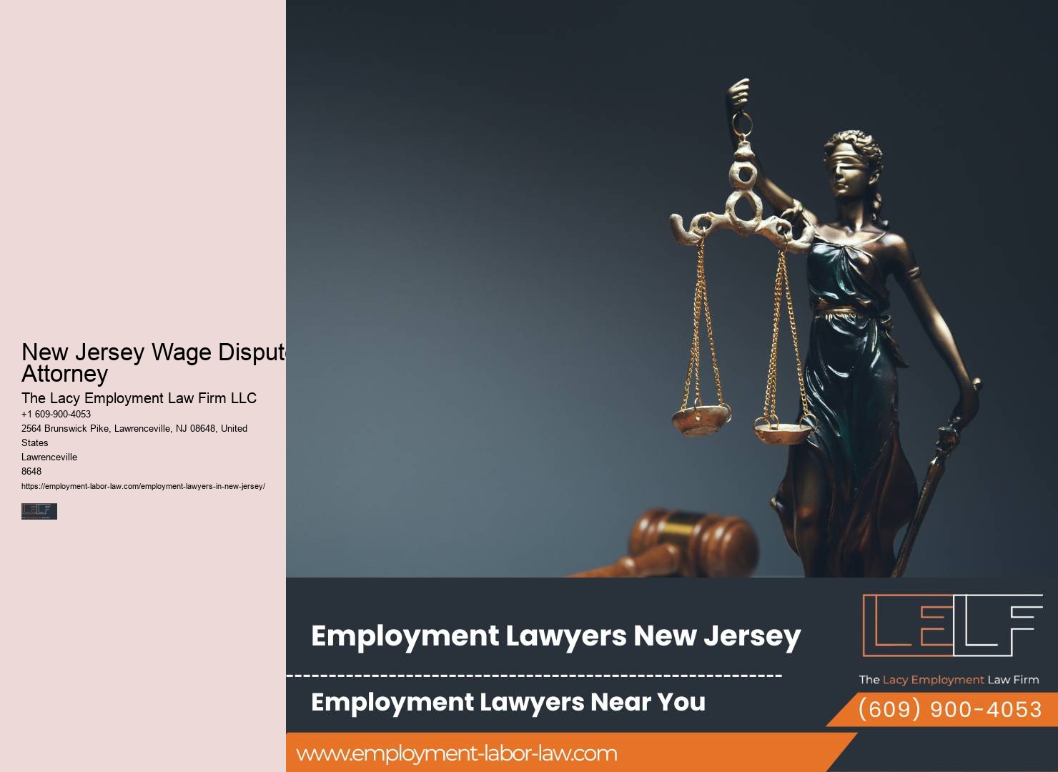 New Jersey Wage Dispute Attorney Employment Law Specialist