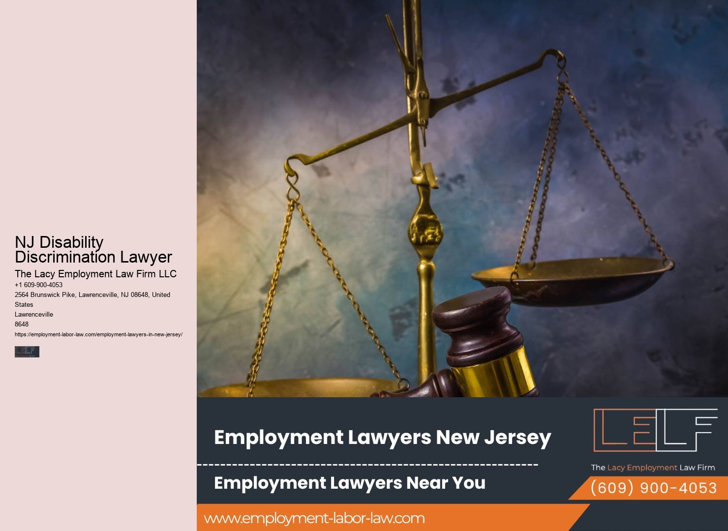 NJ Termination Dispute Lawyer