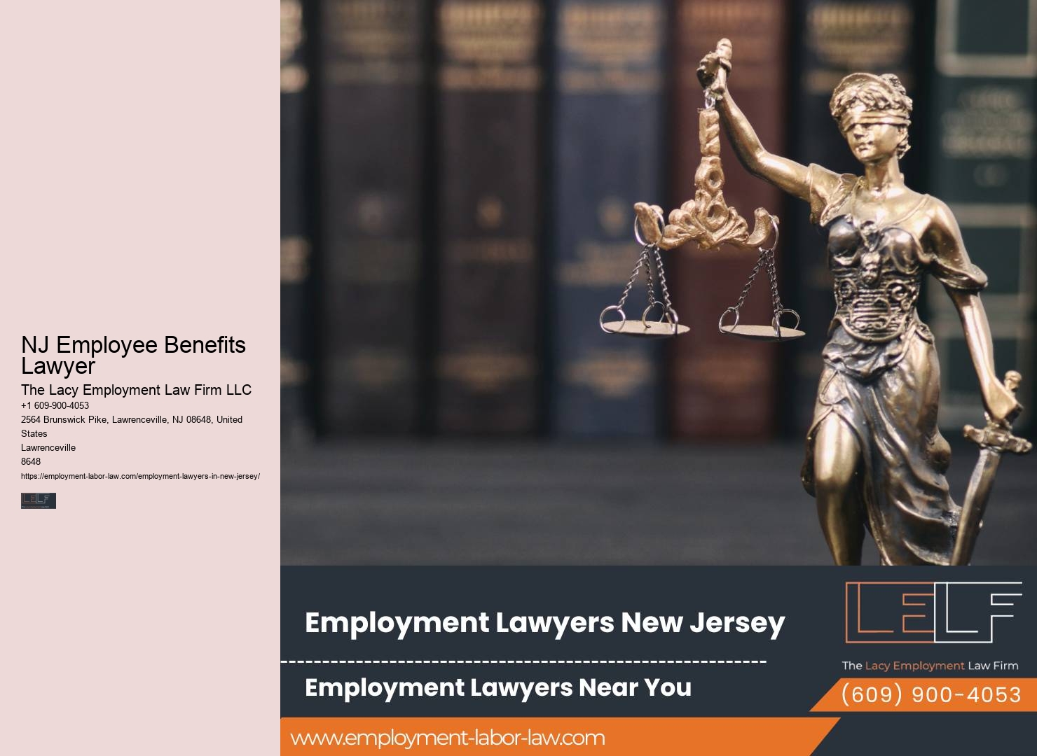 NJ Employee Benefits Lawyer Workplace Fairness Lawyer