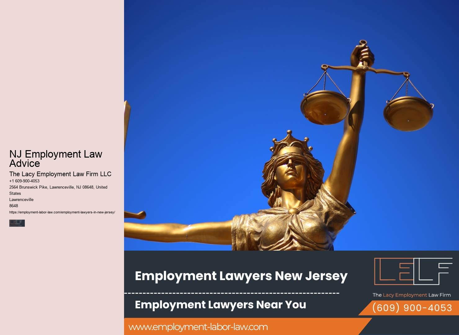 NJ Employee Legal Counsel Services