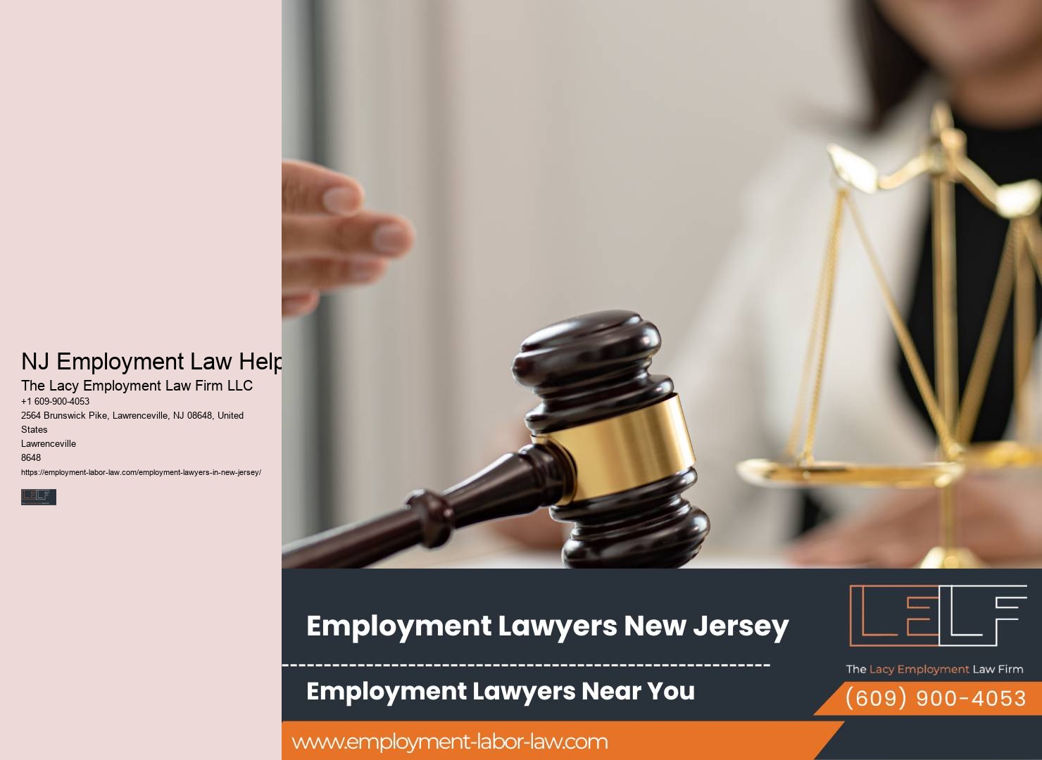 NJ Employment Law Consultation Services