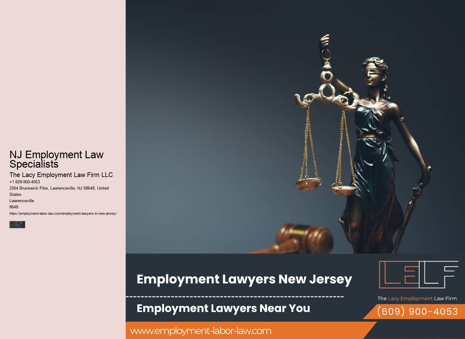 NJ Employment Law Specialists Job Termination Attorney