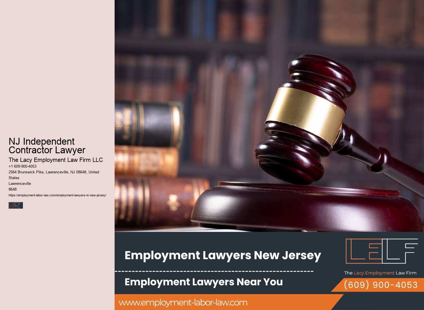 NJ Independent Contractor Lawyer Employment Law Office