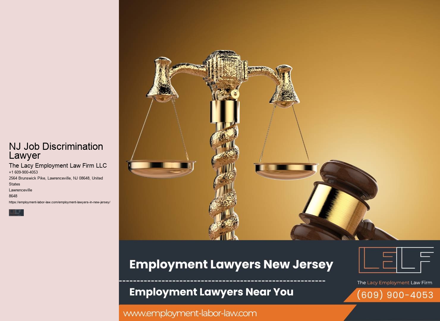 NJ Job Discrimination Lawyer Employment Legal Advice