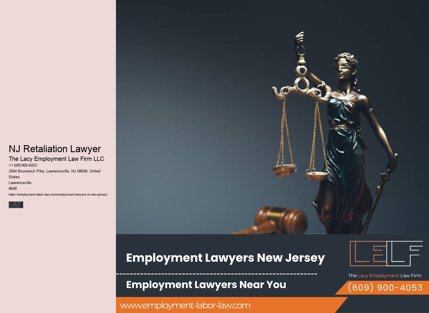 NJ Retaliation Lawyer Job Rights Attorney
