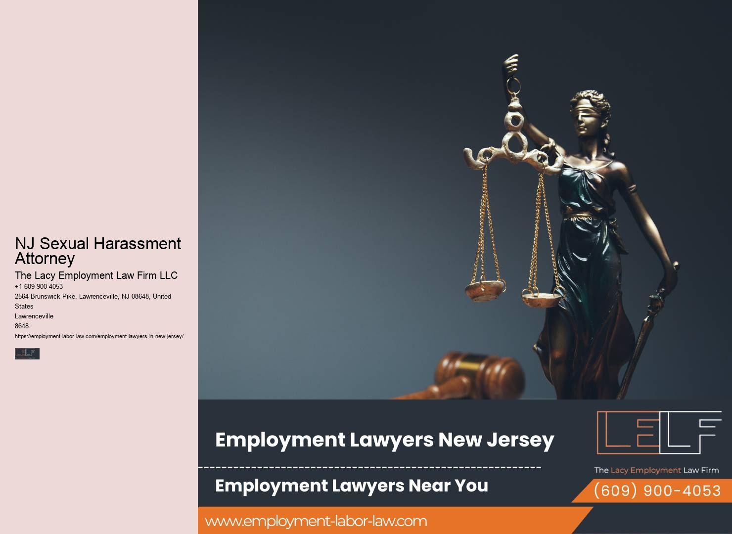 NJ Sexual Harassment Attorney Employee Rights Attorney