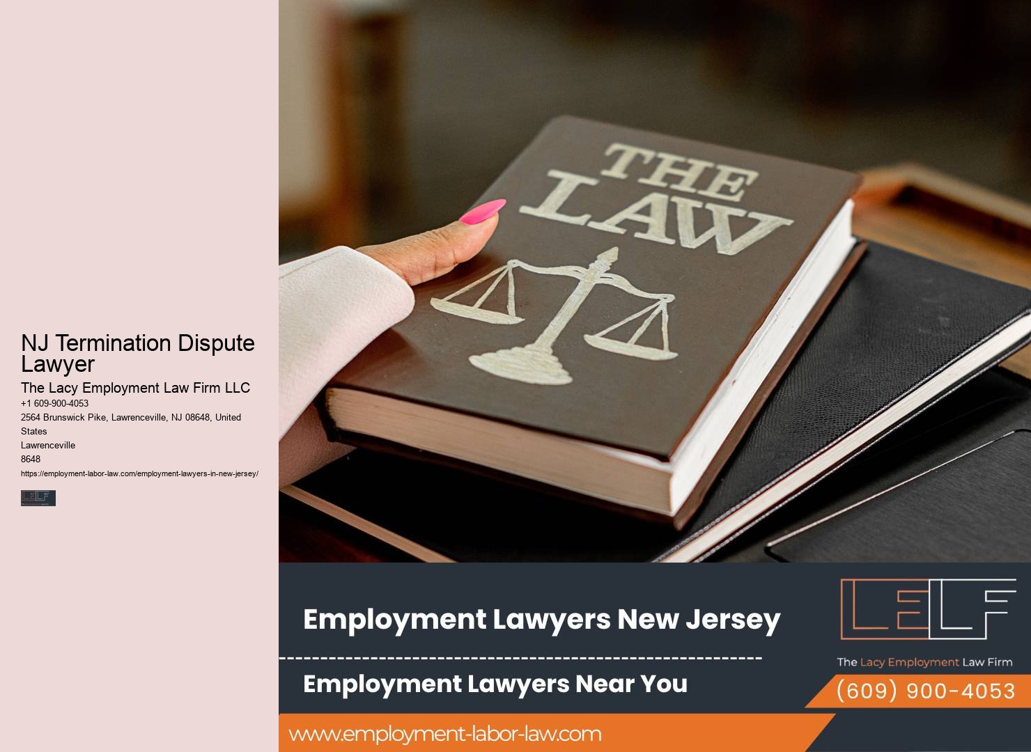 NJ Termination Dispute Lawyer Employee Rights Lawyer Near Me