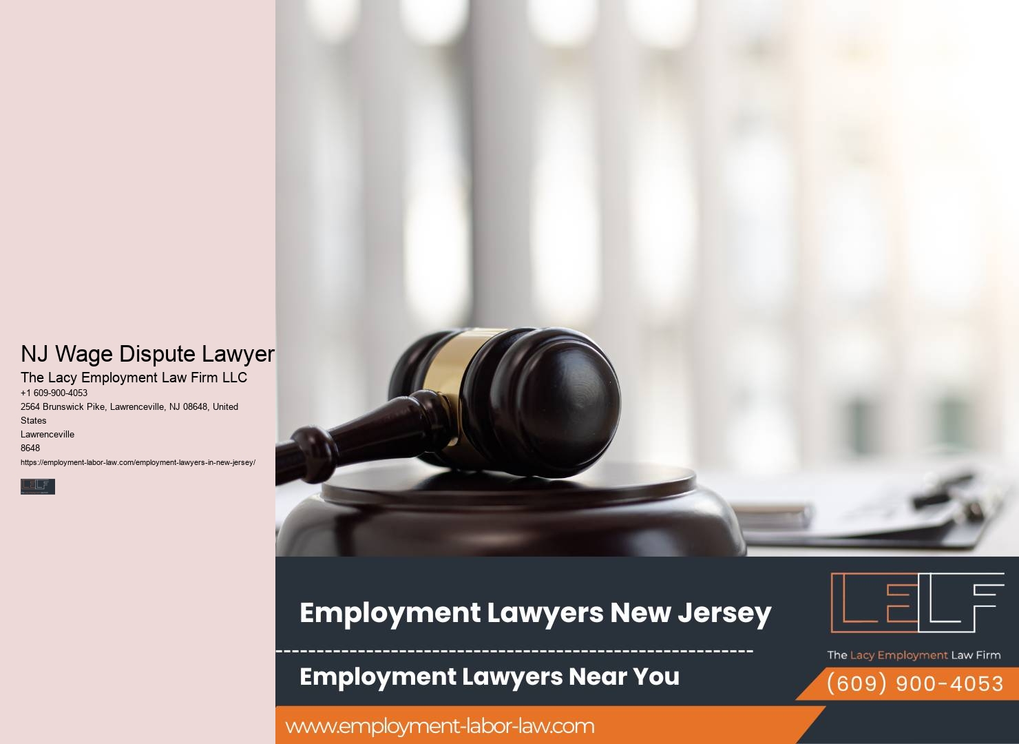 NJ Employment Lawyer Online