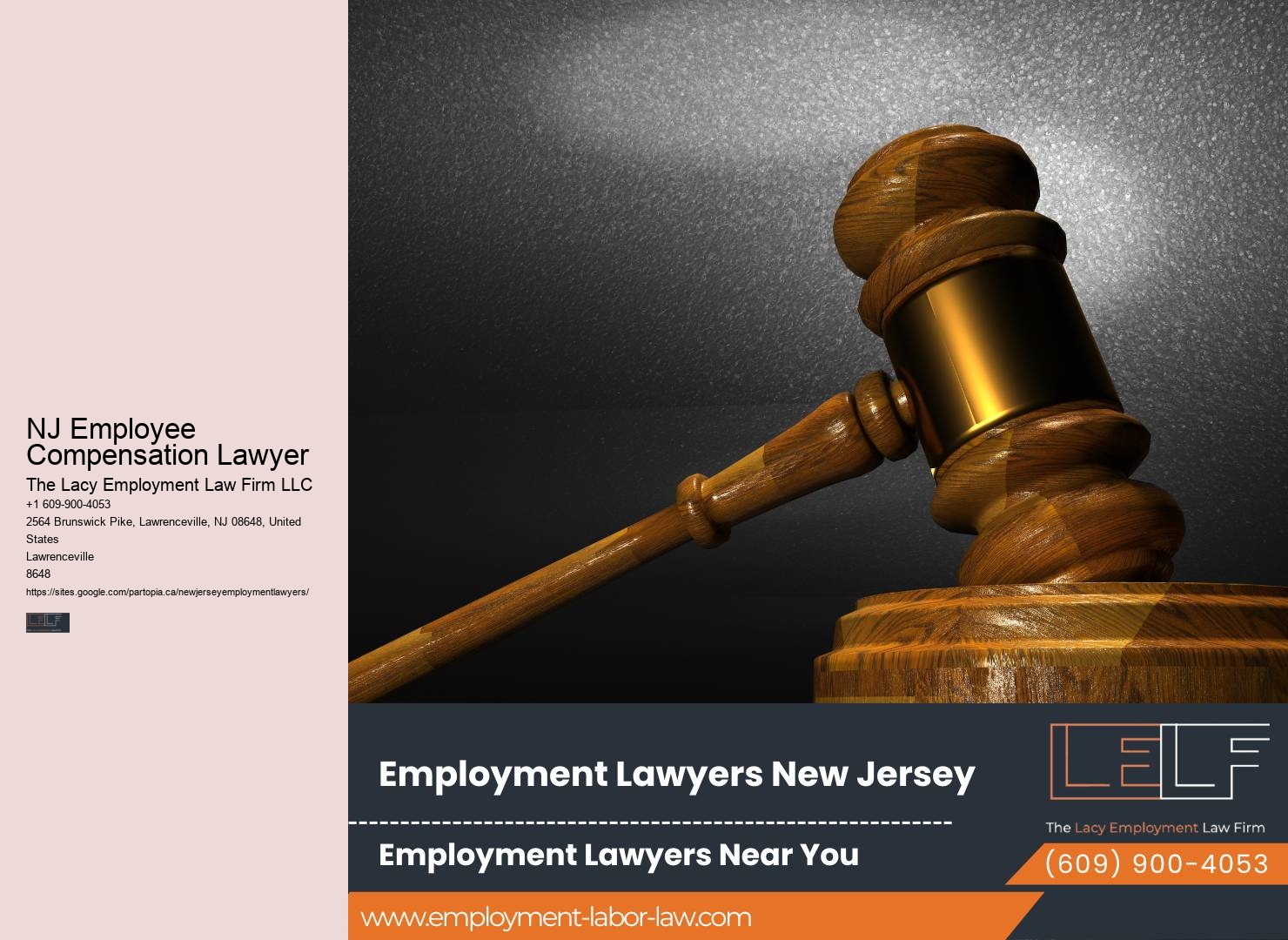 NJ Employee Compensation Lawyer Workplace Lawyer Services
