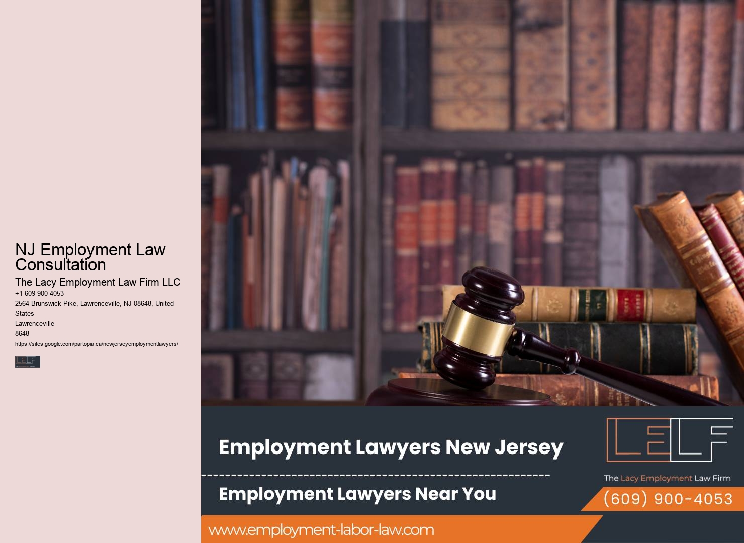 NJ Employment Law Consultation Workplace Harassment Legal Counsel