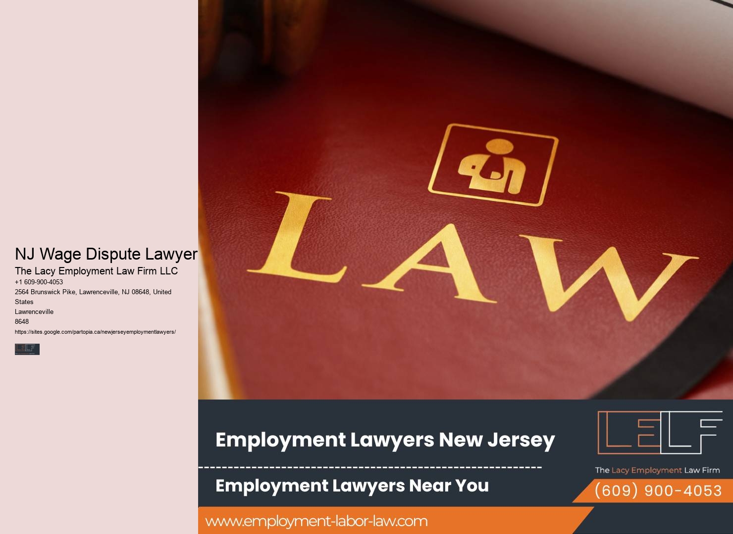 NJ Employee Law Firm