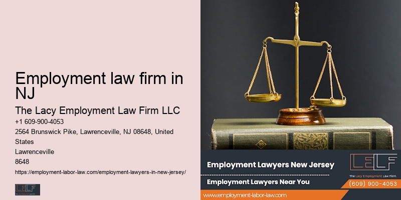 Employment law firm in NJ employment litigation attorney proactive