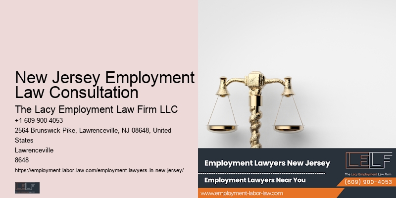 New Jersey Employment Law Consultation workplace discrimination lawyer tips