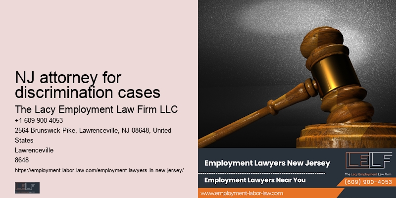 Legal help with wrongful termination NJ