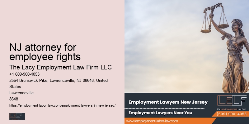 NJ attorney for employee rights employment litigation attorney resources