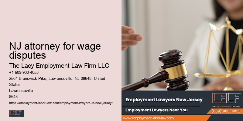Top employment law firm NJ attorney for wage disputes legal solutions