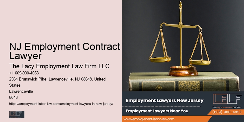reputable NJ Employment Contract Lawyer employee law attorney