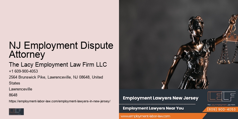 NJ Employment Dispute Attorney wage and hour lawyer fees