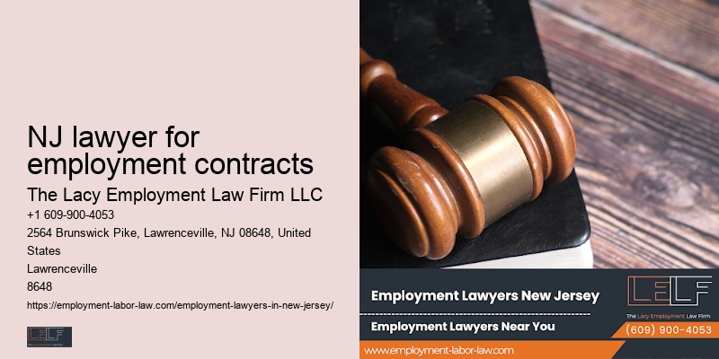 Employment law attorney NJ lawyer for employment contracts
