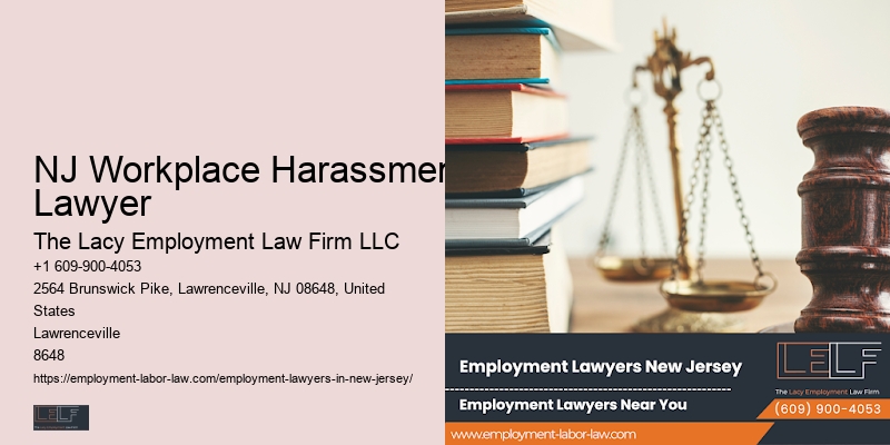 average NJ Workplace Harassment Lawyer employment lawyer fees