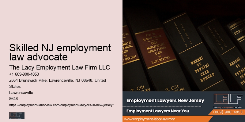 Skilled NJ employment law advocate employment contract lawyer