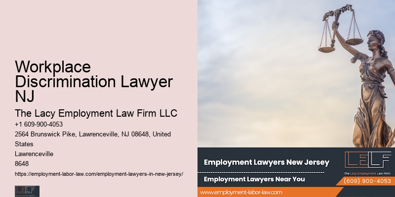 affordable Workplace Discrimination Lawyer NJ employment lawyer fees