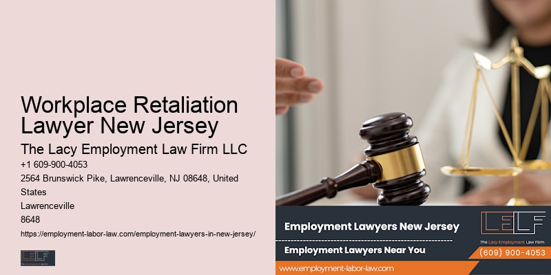 Workplace retaliation lawyer NJ services
